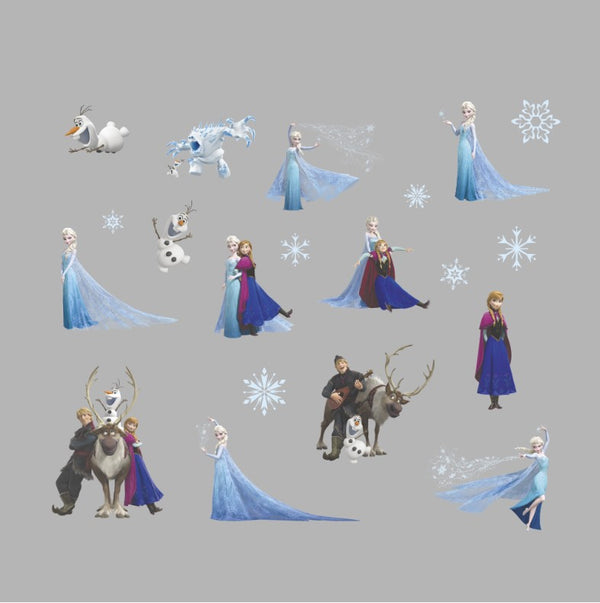 Frozen Elsa Anna Wall Stickers Removable Broken Wall Kid Girl Room Decor