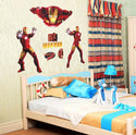 DIY Wall Stickers Removable Avengers Super Hero Iron Man Kids Mural Decal Boys