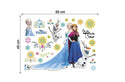 Disney Frozen Elsa Anna Wall Sticker Removable Broken Wall Kid Girl Room Decor