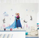 Disney Frozen Elsa Anna Wall Sticker Removable Kid Girl Room Decal