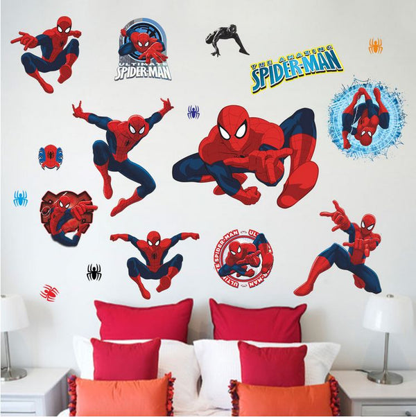 DIY Wall Stickers Removable The Avengers Spider Man Broken Wall Kid Boy Room (Copy)