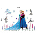 Disney Frozen Elsa Anna Wall Sticker Removable Kid Girl Room Decal