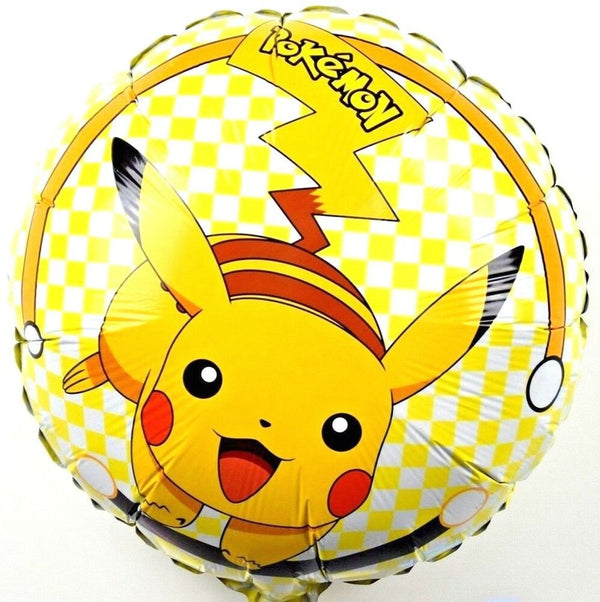 Cartoon Pokemon Pikachu Helium Balloon Birthday Set Party Decoration(8PCS)