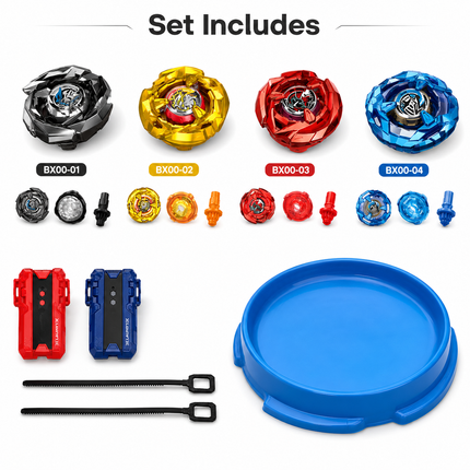 Thunder Gyro X 2-Player Bey Spinning Top Battle Arena Set
