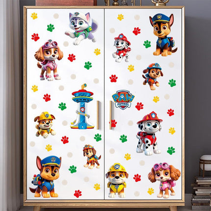 Cartoon Paw Patrol Wall Stickers – Kids Bedroom Nursery Decor Decals