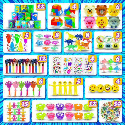 206-Piece Kids Fidget Toy Party Favour & Classroom Reward Set