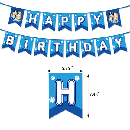Bluey Happy Birthday Pre-Strung Party Banner