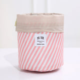 Portable Cylinder Multi-function Cosmetic Wash Travel Storage Bag Organizer