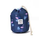 Portable Cylinder Multi-function Cosmetic Wash Travel Storage Bag Organizer