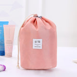 Portable Cylinder Multi-function Cosmetic Wash Travel Storage Bag Organizer
