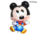 Cartoon Mickey Minnie Balloons Star Foil Balloon Birthday Party Decoration Set