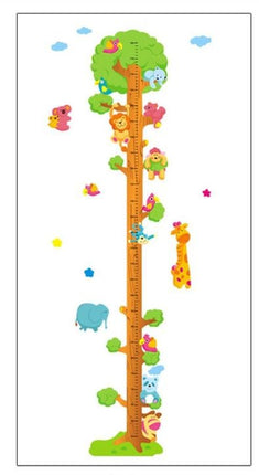 Animal Forest Kids Growth Chart | Removable Wall Decal for Nursery & Playroom - Go2buy Australia