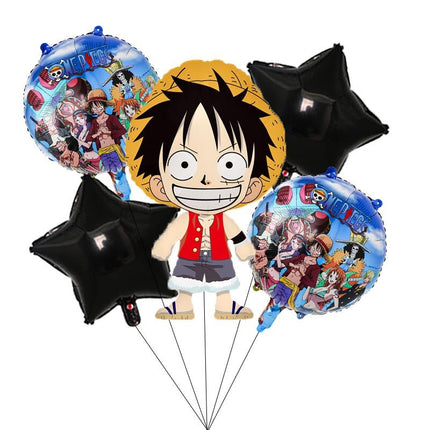 Anime One Piece Luffy Balloon Set Birthday Party Decoration Kit - Go2buy Australia