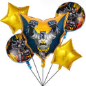 5PCS Marvel Avengers Superhero Foil Balloons Set Batman Party