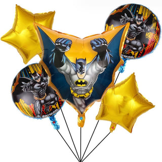 5PCS Marvel Avengers Superhero Foil Balloons Set Batman Party