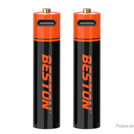 BESTON 2 - Pack AAA Rechargeable Li - ion Batteries - 1000mWh 1.5V Constant Output - Go2buy Australia