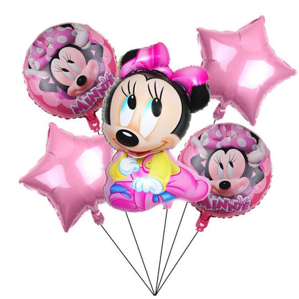 Cartoon Mickey Balloons Star Foil Balloon Birthday Party Decoration Set - Go2buy Australia