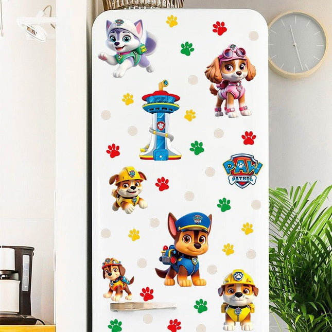 Cartoon Paw Patrol Wall Stickers – Kids Bedroom Nursery Decor Decals - Go2buy Australia
