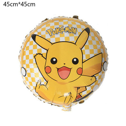 Cartoon Pokemon Pikachu Helium Balloon Birthday Set Party Decoration(26PCS) - Go2buy Australia
