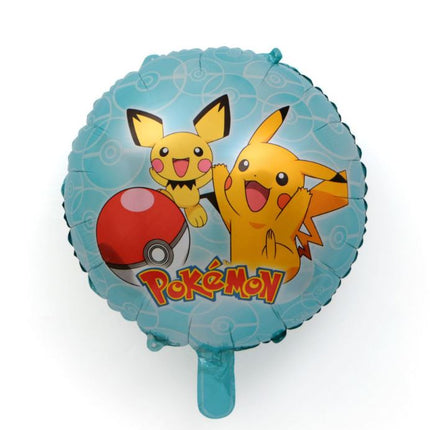Cartoon Pokemon Pikachu Helium Balloon Birthday Set Party Decoration(8PCS) - Go2buy Australia