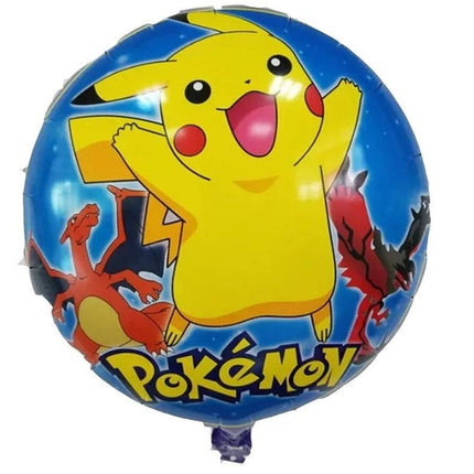 Cartoon Pokemon Pikachu Helium Balloon Birthday Set Party Decoration(8PCS) - Go2buy Australia