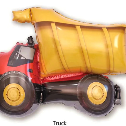 Construction Vehicle Helium Foil Balloons Happy Birthday Set Party Decorations - Go2buy Australia