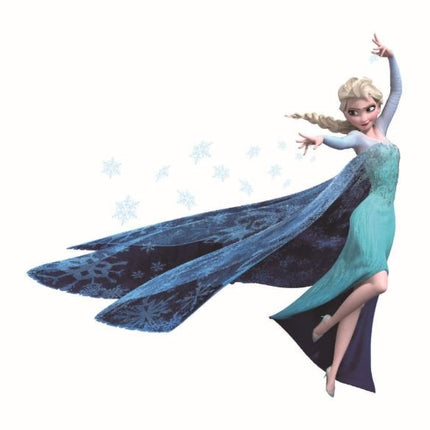 Disney Cartoon Frozen Elsa Snow Wall Sticker Removable Kids Girl Room Decor - Go2buy Australia
