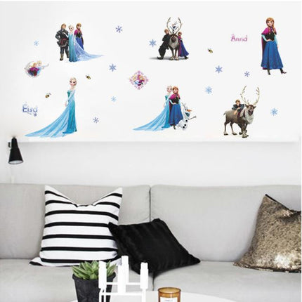Disney Frozen Elsa Anna Wall Sticker Removable Kid Girl Room Decor - Go2buy Australia