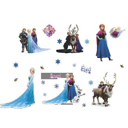 Disney Frozen Elsa Anna Wall Sticker Removable Kid Girl Room Decor - Go2buy Australia
