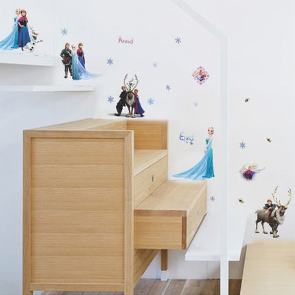 Disney Frozen Elsa Anna Wall Sticker Removable Kid Girl Room Decor - Go2buy Australia