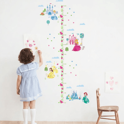 Disney Princess Castle Wall Sticker Removable Broken Wall Kid Room Decal Height - Go2buy Australia