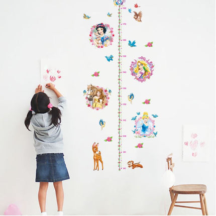 Disney Princess Snow Wall Sticker Removable Broken Wall Kid Room Decal Height - Go2buy Australia