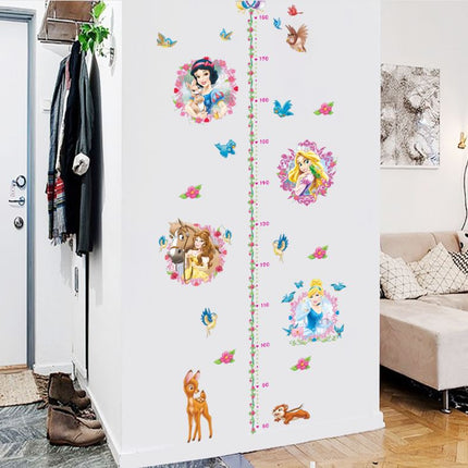 Disney Princess Snow Wall Sticker Removable Broken Wall Kid Room Decal Height - Go2buy Australia
