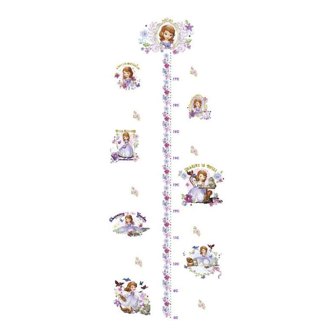 Disney Princess Sofia Wall Sticker Removable Broken Wall Kid Room Decal Height - Go2buy Australia
