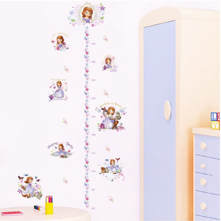 Disney Princess Sofia Wall Sticker Removable Broken Wall Kid Room Decal Height - Go2buy Australia