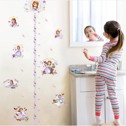 Disney Princess Sofia Wall Sticker Removable Broken Wall Kid Room Decal Height - Go2buy Australia