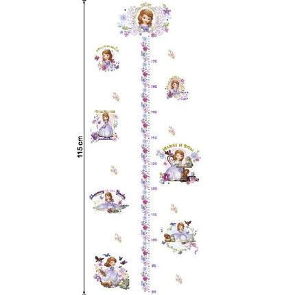 Disney Princess Sofia Wall Sticker Removable Broken Wall Kid Room Decal Height - Go2buy Australia