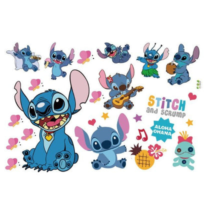 Disney Stitch Removable Wall Stickers for Kids' Room Decor - Go2buy Australia