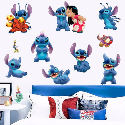 Disney Stitch Removable Wall Stickers for Kids' Room Decor - Go2buy Australia