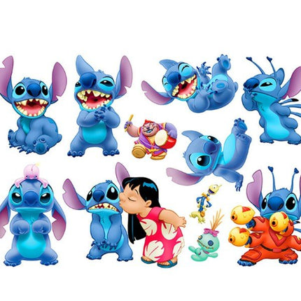 Disney Stitch Removable Wall Stickers for Kids' Room Decor - Go2buy Australia