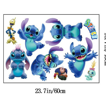 Disney Stitch Removable Wall Stickers for Kids' Room Decor - Go2buy Australia