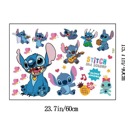 Disney Stitch Removable Wall Stickers for Kids' Room Decor - Go2buy Australia