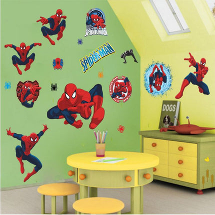 DIY Spiderman Removable Wall Stickers for Kids Room - Go2buy Australia
