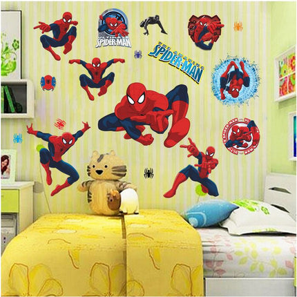 DIY Spiderman Removable Wall Stickers for Kids Room - Go2buy Australia