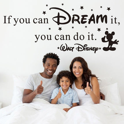 Dream Quote Removable Wall Sticker – Kids Room Wall Decal - Go2buy Australia