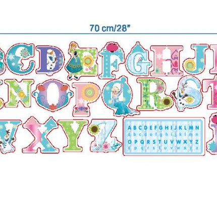 Frozen Elsa Anna Wall Sticker Removable Alphabet Kid Girl Room Decorl Mural - Go2buy Australia