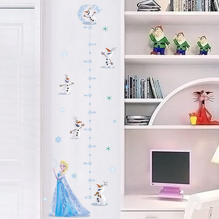 Frozen Elsa Anna Wall Sticker Removable Broken Wall Kid Girl Room Decal Height - Go2buy Australia