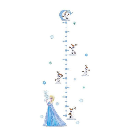 Frozen Elsa Anna Wall Sticker Removable Broken Wall Kid Girl Room Decal Height - Go2buy Australia