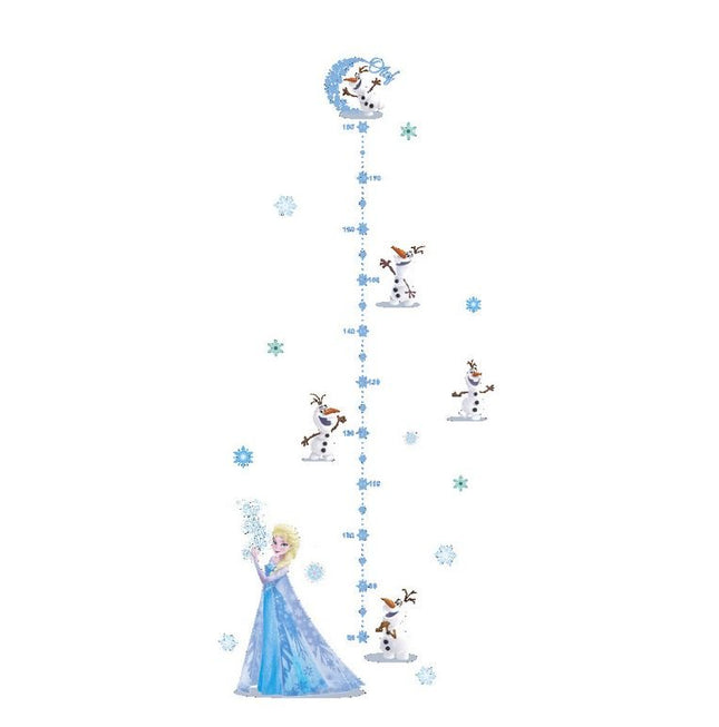 Frozen Elsa Anna Wall Sticker Removable Broken Wall Kid Girl Room Decal Height - Go2buy Australia