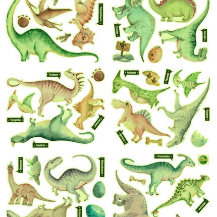 Glow In The Dark Dinosaur World Wall Decal Sticker Ceiling Home Room Decor - Go2buy Australia